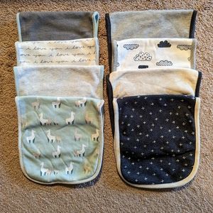8 Cloud Island Burp Cloths